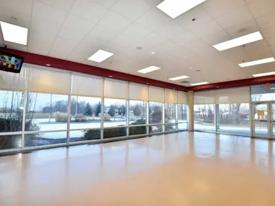 Interior View Of Hall In Lifespan Centre Looking Toward The Windows