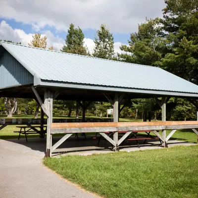 Pavilion In Dunnville Centennial Park