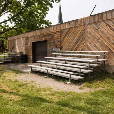 Bleachers At Cayuga Kinsmen Ballpark