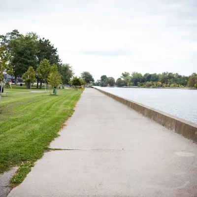 Path Along The Lake At Esplanade Park