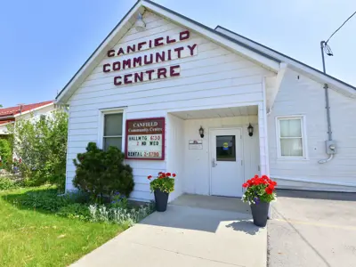 Exterior Front View Of Canfield Community Centre