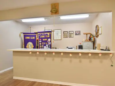 Reception Counter At Townsend Lions Hall