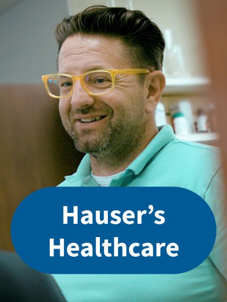 Hausers Healthcare Man smiling